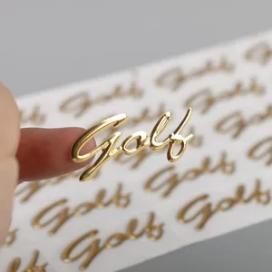 New Design Luxury Golden Emboss Labels thumbnail-1