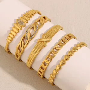 Stainless Steel Bangle Bracelet for Wholesale to Etsy Sellers - Popular Gift in Middle East Market thumbnail-3