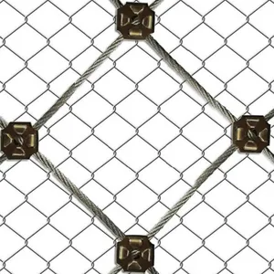 Rockfall Barrier Slope Retaining Net for Mining Sites 3.5mm Wire 150x150mm Opening thumbnail-5