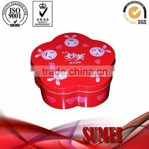 Flower Shaped Tin Box thumbnail-1