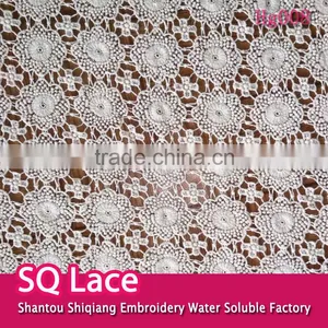 2016 Chemical Lace Cotton Fabric Lace Dress Designs Wholesale thumbnail-1