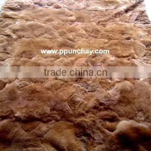 Baby Alpaca Rug / Baby Alpaca Bedspread Peru 71x57" thumbnail-1