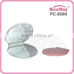 Round Led Cosmetic Mirror/Gift Promotional ABS Plastic LED Cosmetic Mirror thumbnail-3