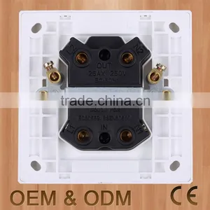 Fashion White 20a China Wall Switch With Neon Light thumbnail-3