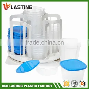 The 49pc Plastic Container Set Spin and Store , Plastic Food Container as Seen on TV thumbnail-1