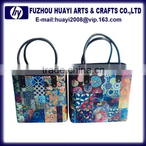New Design Mini Gift Basket of Empty Customize pu Leather Basket for Gift thumbnail-3