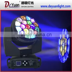 Cheap 19pcs Bee Eyes Zoom Sharpy Moving Head/ Led Rgbw Colorful Zoom Stage Light thumbnail-1
