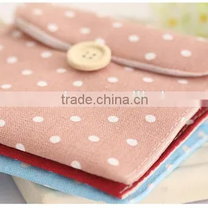 Nice Dots Ladies Cotton Sanitary Napkin Bag thumbnail-3
