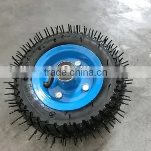 6x2 Rubber Wheel for Trolley Use 6"" Pneumatic Rubber Wheel thumbnail-3