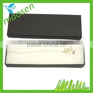 Custom Logo Printing Cardboard Packaging Paper Box Magnetic Necklace Gift Box for Jewelry Wholesales thumbnail-1