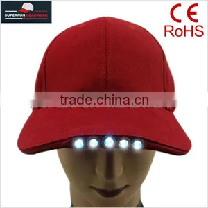 Hot Sale Bronze Rings Around the Bulb LED Baseball Caps thumbnail-4