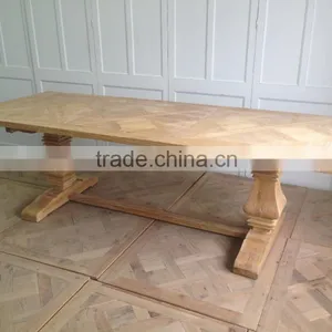 Antique Reclaimed Wood Dining Table/french Furniture Dining Table Quality Choice thumbnail-1
