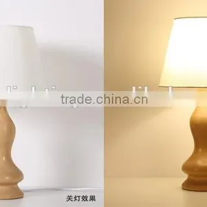 LED Wood Table Light JK-879-16 LED Wood Table Lamp Easy to Fit Home Lighting Wood Table Lamp thumbnail-1