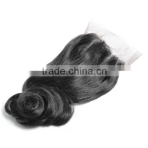 Wholesale Brazilian Human Hair Lace Closure, Remy Straight Hair Lace Closure thumbnail-6