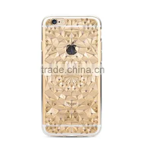 Original Joyroom Luxury Flowers Shiny Diamond Crystal Case for IPhone 6 Soft Gel TPU Rubber Back Cover for IPhobne 6s MT-5800 thumbnail-3