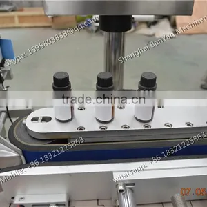 28 Shanghai Manufacturer High Efficiency Glass/ Plastic Round Bottle Labeling Machine thumbnail-2