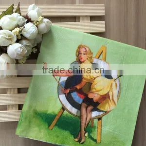 Manufacture Bar Drink 3PLY Paper Napkins With Custom Printing Logo thumbnail-5