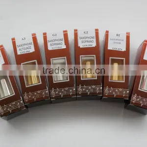 High Grade Metal Alto Saxophone Mouthpiece Size 5-7, Gold or Silver Plated thumbnail-6