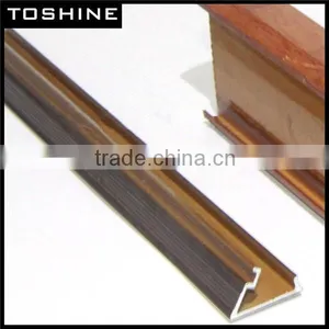 2014 Hot Sale High Quality Wood Color Grain Closet Door Aluminum Profile thumbnail-1
