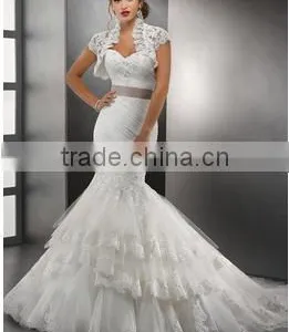 White Beautiful Wedding Dress thumbnail-2
