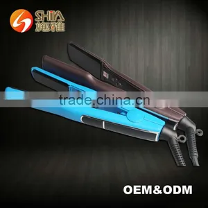 MCH Slim Lcd Display Solar Titanium Flat Iron 450 Degrees Straightening Irons Styling Tools Professional Hair Straightener Quality Choice thumbnail-4