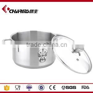 Large Electric Induction Stainless Steel Stock Pot Cooking Cookware Pot With Cover thumbnail-2