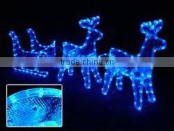 Santa Claus Led Lights LED Magic Colour Christmas Lights for Outdoor Project/LED 3D Motif Christmas Deer Snowman thumbnail-1