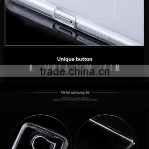 New Designed Transparent Epoxy Gel PC Case for Samsung S6 With Competitive Price thumbnail-6