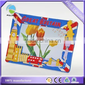 Custom Country Italy Tourism Promotional Soft Pvc Photo Frame /picture Frame thumbnail-3