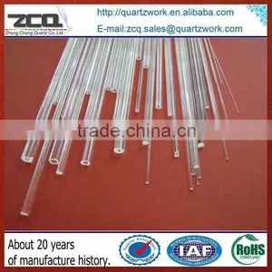 OD=0.1mm ID=0.075mm Mini Quartz Glass Tube For Sale thumbnail-3