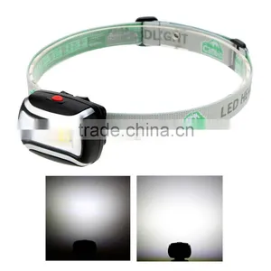 Mini 3 Modes Waterproof 400Lm LED Flashlight Outdoors Headlight Headlamp Head Light Lamp Torch Lanterna With Headband thumbnail-2