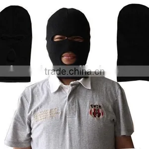 Black Style 3 Hole Mask Neck Warmer Hunting Fishing Skiing Runing Hat thumbnail-1
