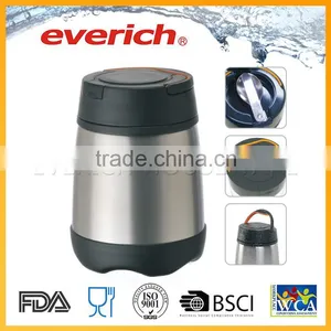 Portable Handle Cpa Custom Stainless Steel Vacuum Thermo Food Container thumbnail-1