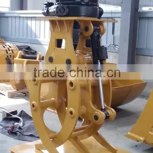 5F Rotating Log Grab of Excavator Timber Grapple thumbnail-3