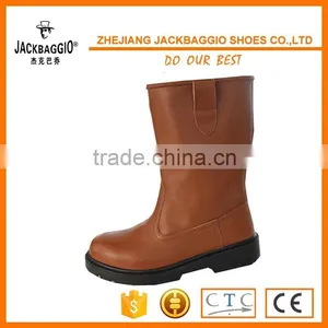 High Ankle Rubber Outsole Material Water Resistant Wholesale Steel Toe Safety Boots thumbnail-2