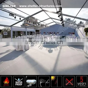 25*60m Outdoor Big Clear Span Transparent Used Event Commercia Luxury Wedding Marquee Tents for Sale thumbnail-3