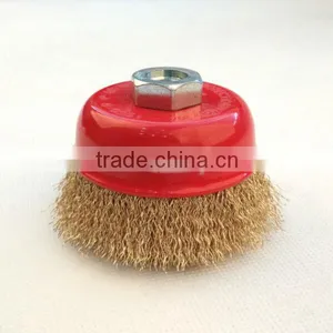 Crimped Wire Cup Brush, Diameter 85mm or 3 1/2" thumbnail-1