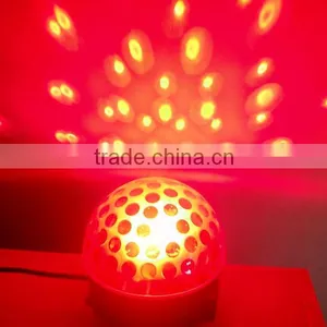 Attractive Stage Lighting Decorations Crystal LED Light Magic Spinning Disco Ball thumbnail-3