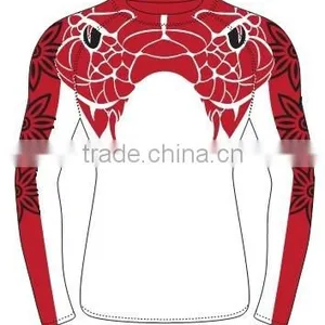 Custom Design Wholesale Mma Long Sleeves Rashguard thumbnail-1