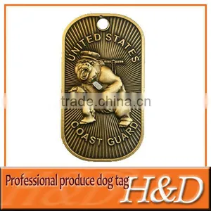 Lion Engraved Dog Tags for Men as Business Gift thumbnail-1
