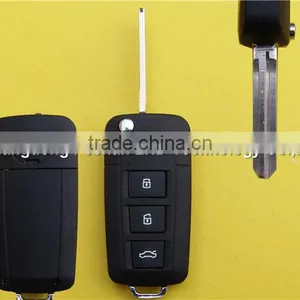 Toyota 09 Camry 3 Buttons Modified Flip Key Remote Blank Key thumbnail-1