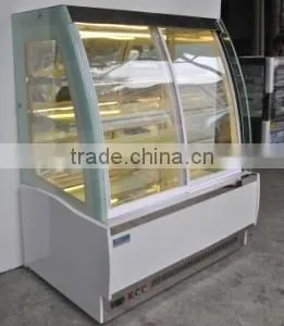 3 Layers Front Open Sliding Door Display Cake Refrigerated Showcase, Cake Showcase, Guangzhou Manufacturer thumbnail-4