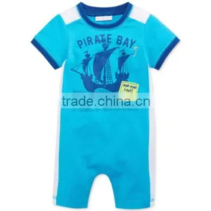 Baby Boys Short Legs Short Sleeve Cute Printing Romper Kids Casual Clothes Quality Choice thumbnail-1