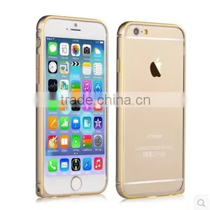Products Mobile Phone Case for Iphone6 Metal Highlight Border Case for Iphone 6 Metallized Side Hippocampus Buckle thumbnail-2