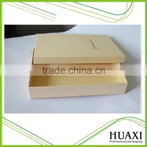 Cream Branded Paper Packaging Box for Tie thumbnail-1