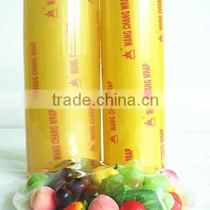 Plastic Wrap Food Grade Pvc Cling Film ,customize Logo Pvc Cling Film Roll thumbnail-1