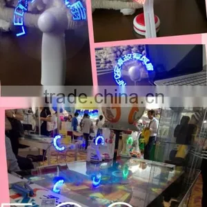 Portable Air Cooler Led Usb Fan, Cooling Car Fan, Usb Programmable Led Message Fan Support NFC Smartphone Program Yourself Words thumbnail-2