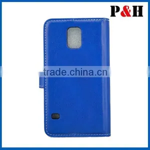 Luxury Retro PU Leather Flip Case For Samsung Galaxy S5 Cellphone Sleeve Wallet Stand Card Holder Cover For Galaxy S5 thumbnail-3