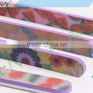Nail Art Care Rough Sand Wite Paper Plus Sponge Oval Nail File 100/180 Grit thumbnail-3