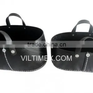 Recycle Tire Storage Basket, Firewood Bucket thumbnail-1
